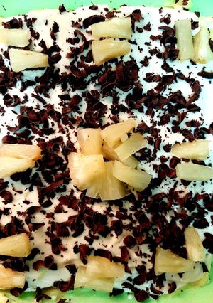 A picture of Pineapple delight😊 #cookpad #mycookbook.