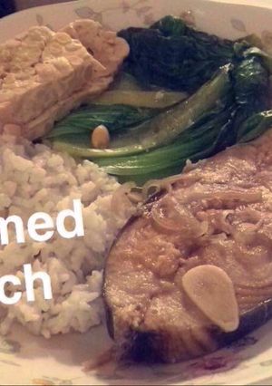 Foto resep Steamed patin (diet lunch set)