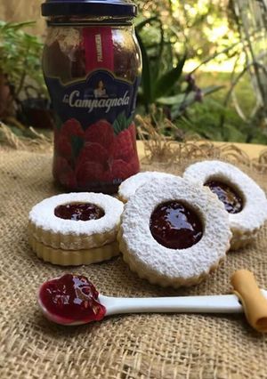 Una foto de Galletitas de frambuesa