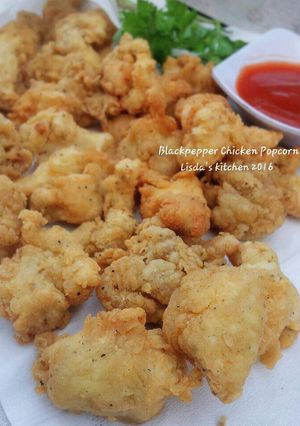 Foto resep Blackpepper chicken popcorn