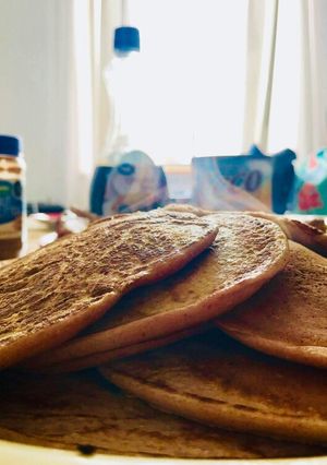 Una foto de Pancakes de avena