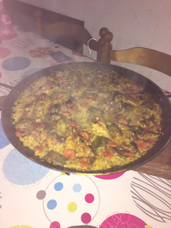 Una foto de Arroz con alcachofas