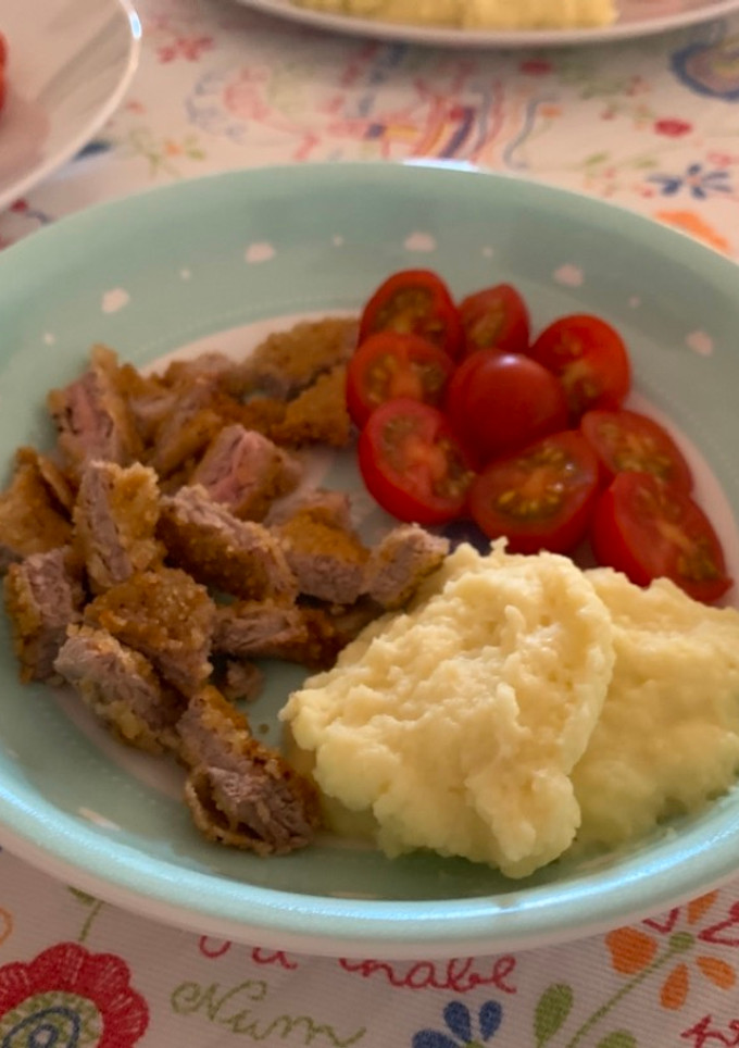 Una foto de Carne empanada blandita