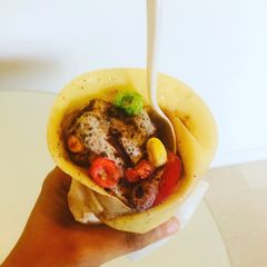 A picture of Fruity Ice Cream Crepe.