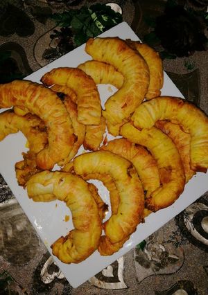 صورة لوصفة هلاليات بالكفتة
