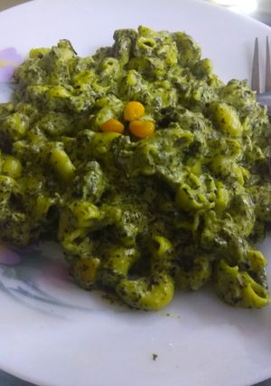 A picture of Pesto Sauce Pasta.