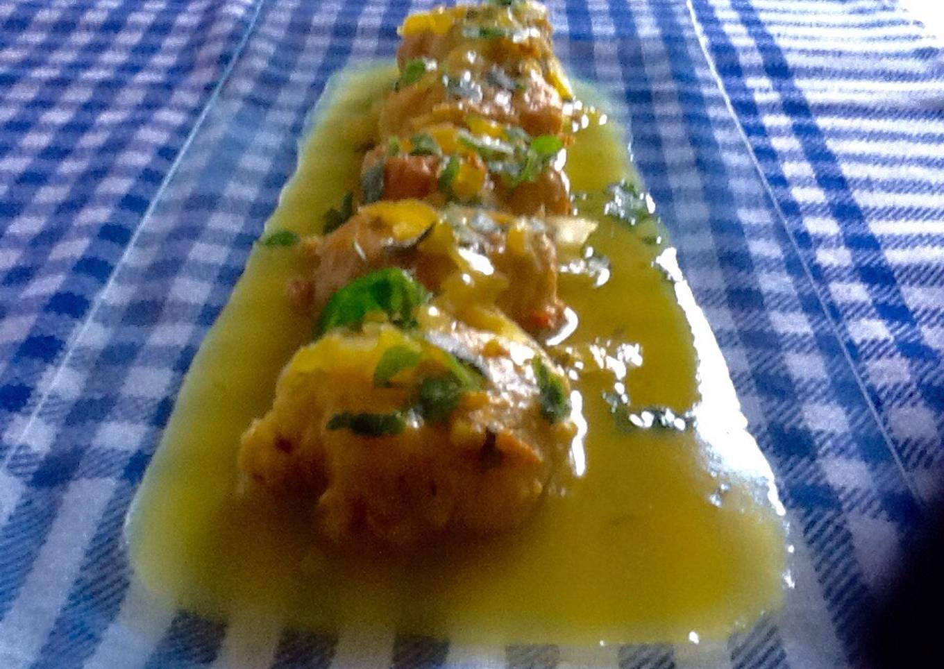 Albóndigas de bacalao en salsa verde