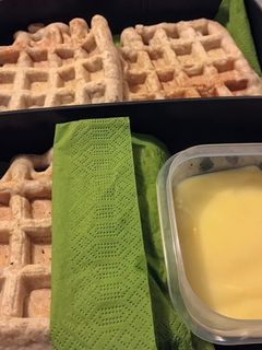Gofri (50% teljes kiőrlésű lisztből) recept fotója