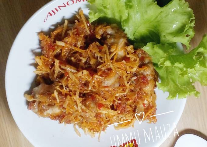 Ternyata ini lho! Resep termudah membuat Ayam Kentang Ubi Masak Pedas Manis  spesial