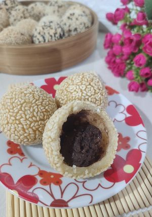 Foto resep Red Bean Sesame Balls