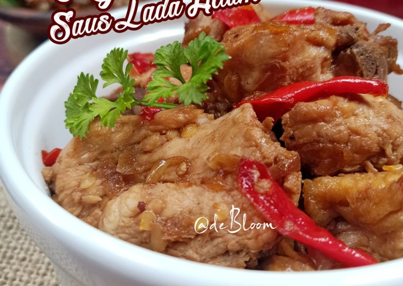 854. Ayam Saus Lada Hitam