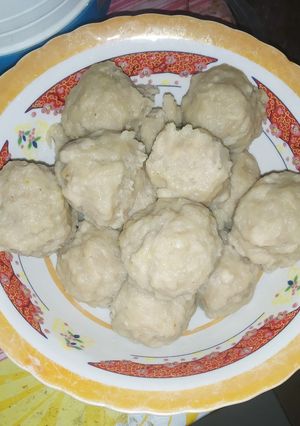 Foto resep Bakso ayam kenyal (mudah dan sederhana)