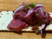 Una foto de salsa morita
