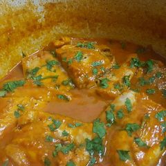 A picture of Fishy affair..Fish curry.