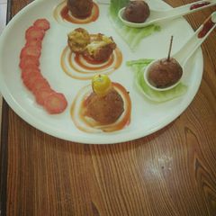 A picture of Cheesy kabab.