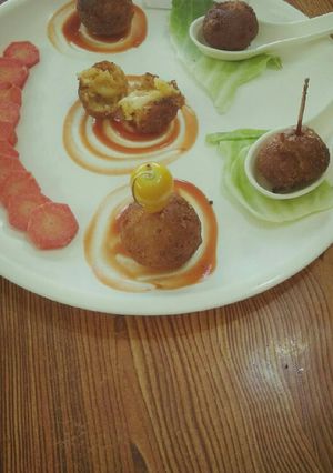 A picture of Cheesy kabab.