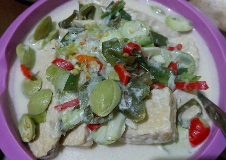 {Resep Lodeh tempe pete yang Enak