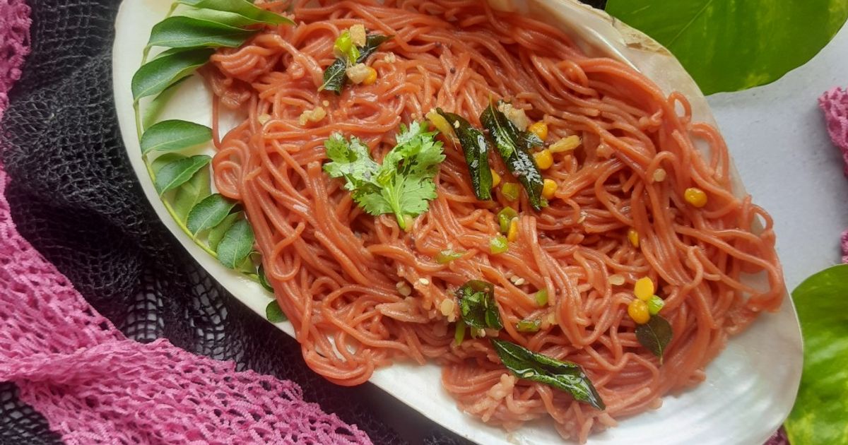 Beetroot String Hoppers Recipe by Deepa Rupani - Cookpad