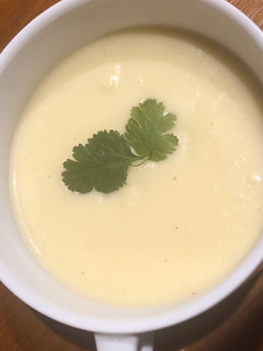 Una foto de Crema de coliflor