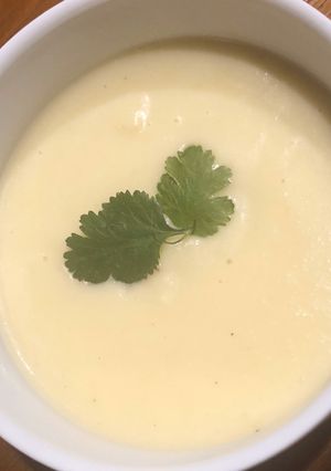 Una foto de Crema de coliflor