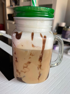 Una foto de Frappé frío saludable