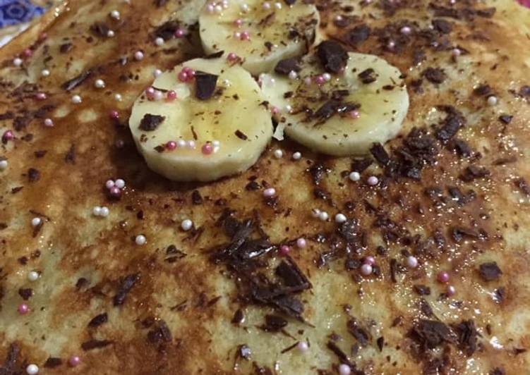 How to Prepare Quick Eggless wheat banana pancakes