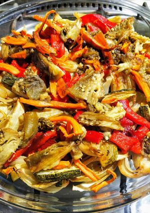 Una foto de Vegetales horneados Ali
