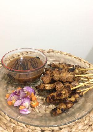 Foto resep Sate ayam simple