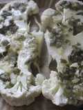Coliflor al vapor con ajo y perejil