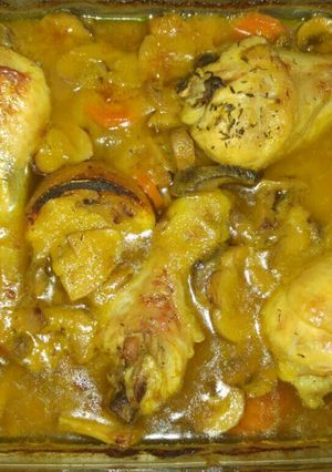 Una foto de Jamoncitos de pollo al horno