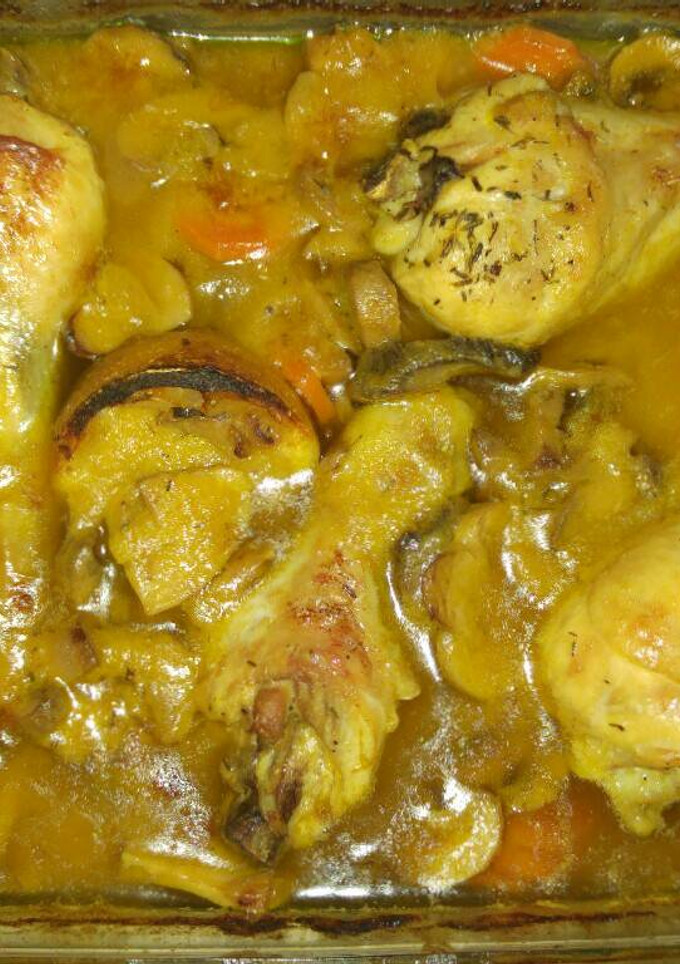Una foto de Jamoncitos de pollo al horno