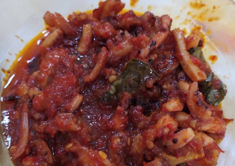 Resep Sambal cumi Anti Gagal