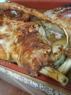 Una foto de Cordero (lechazo) al horno