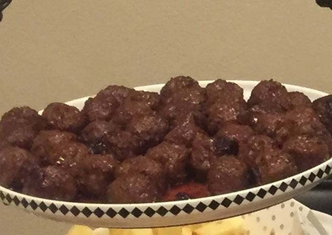 Easiest Way to Make Exotic Cranberry Red Wine Meatballs for Breakfast Food