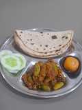Tondli (Kundru) Peanut Masala with Pulka