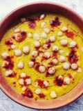 Vellutata di zucca, ceci e patate dolci