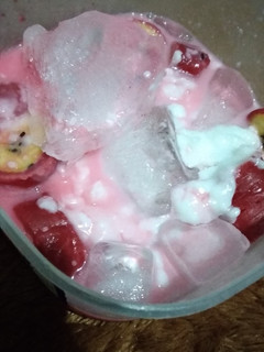 Foto resep Es pisang merah