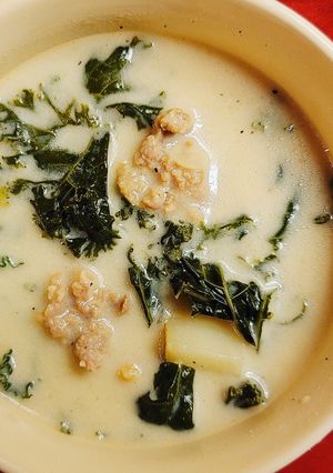 A picture of Sausage and Kale Soup.