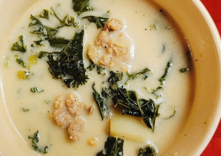 Easiest Way to Make Quick Sausage and Kale Soup