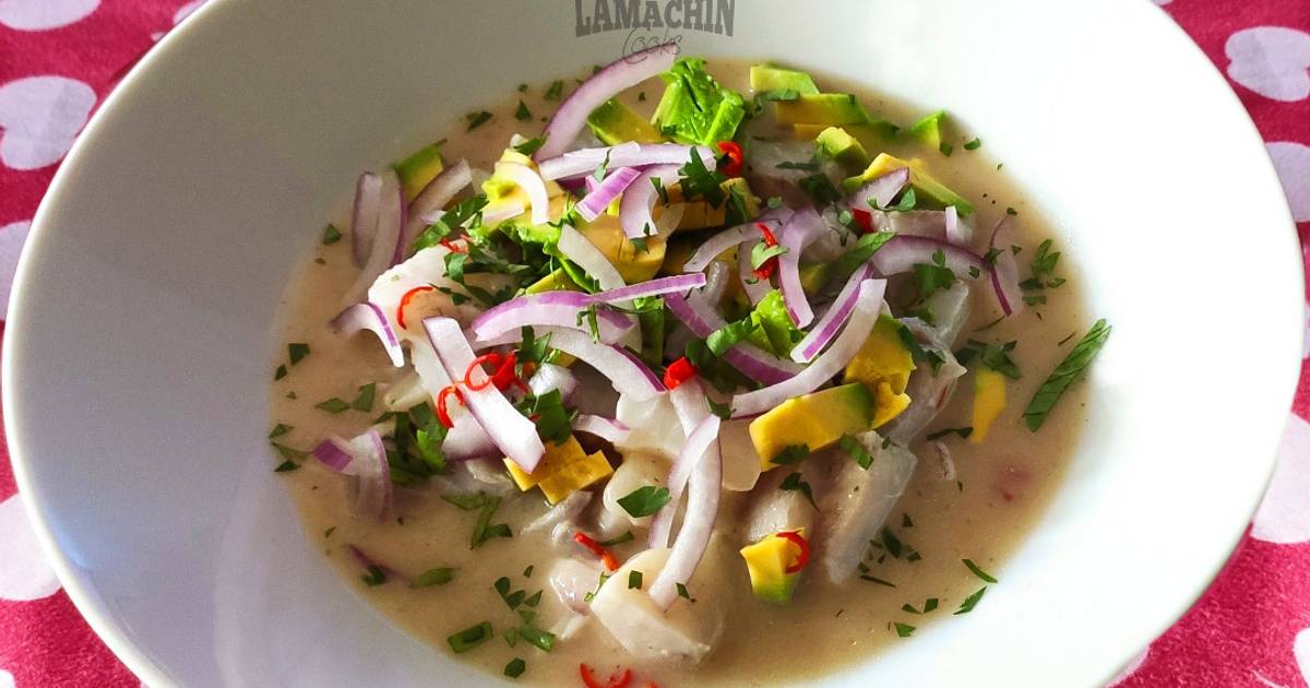 Ceviche de corvina con leche de tigre Receta de LaMachin- Cookpad