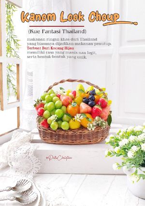 Foto resep Kanom Look Choup (Kue Fantasi Thailand)