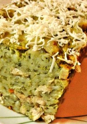 Csirkemelles rakott tészta 🍝 recept fotója