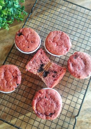 Foto resep Muffin Pisang RedVelvet