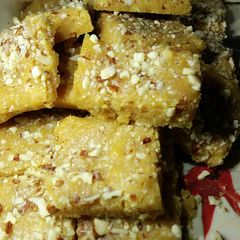 A picture of Besan barfi.