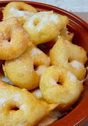 Una foto de Buñuelos de patata y boniato de Mallorca