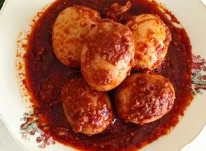 Foto resep Telur Balado Dengan Telur yang mulus, tanpa rusak
