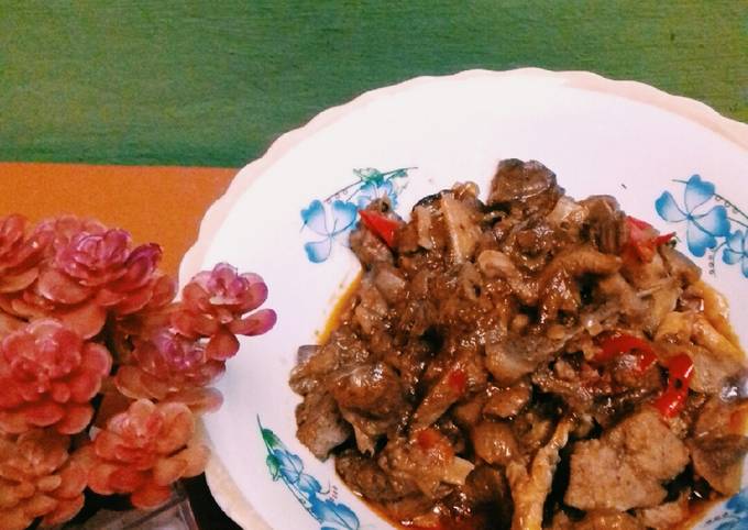 Resep Sambal goreng hati ayam oleh astrobi - Cookpad