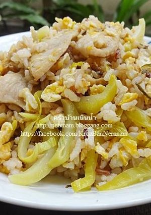 รูปของ ข้าวผัดผักกาดดอง