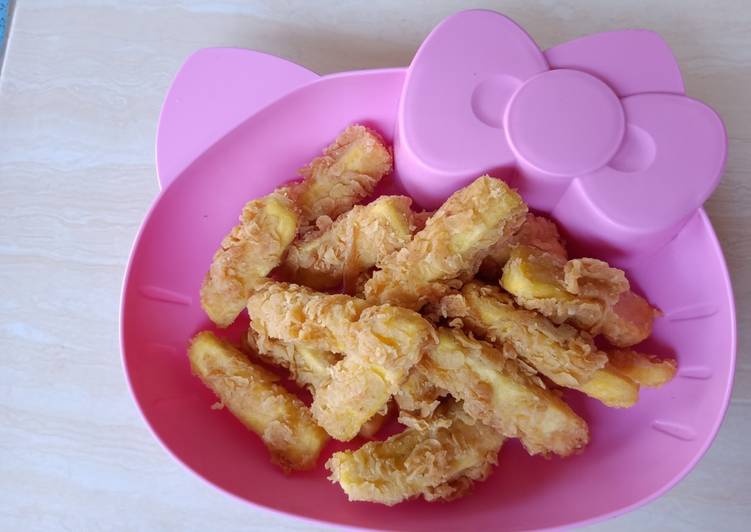 Pisang goreng kriuk ala kfc