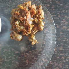 Goonda and green methi seed ki sabji A picture of Goonda and green methi seed ki sabji.